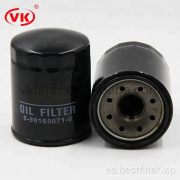 Filtro de aceite de máquina de lubricación automática VKXJ8043 8-98165071-0